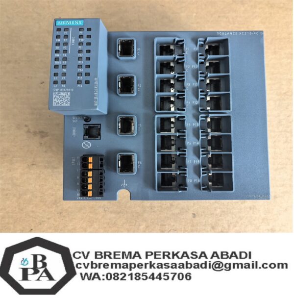 Siemens 6GK5216-4GS00-2AC2 SCALANCE XC216-4C G manageable Layer 2 IE switch